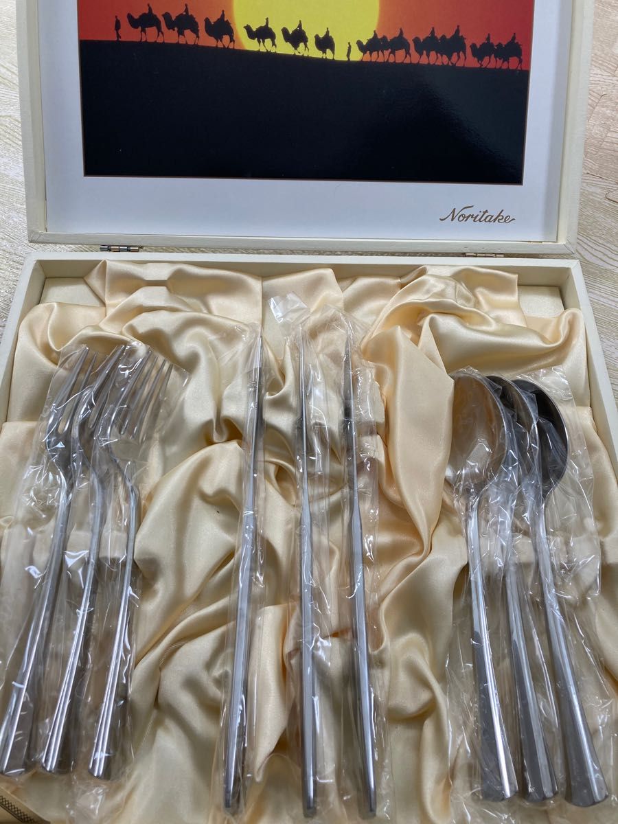 新品未使用 廃盤 ノリタケ カトラリーセット スプーン ナイフ フォーク