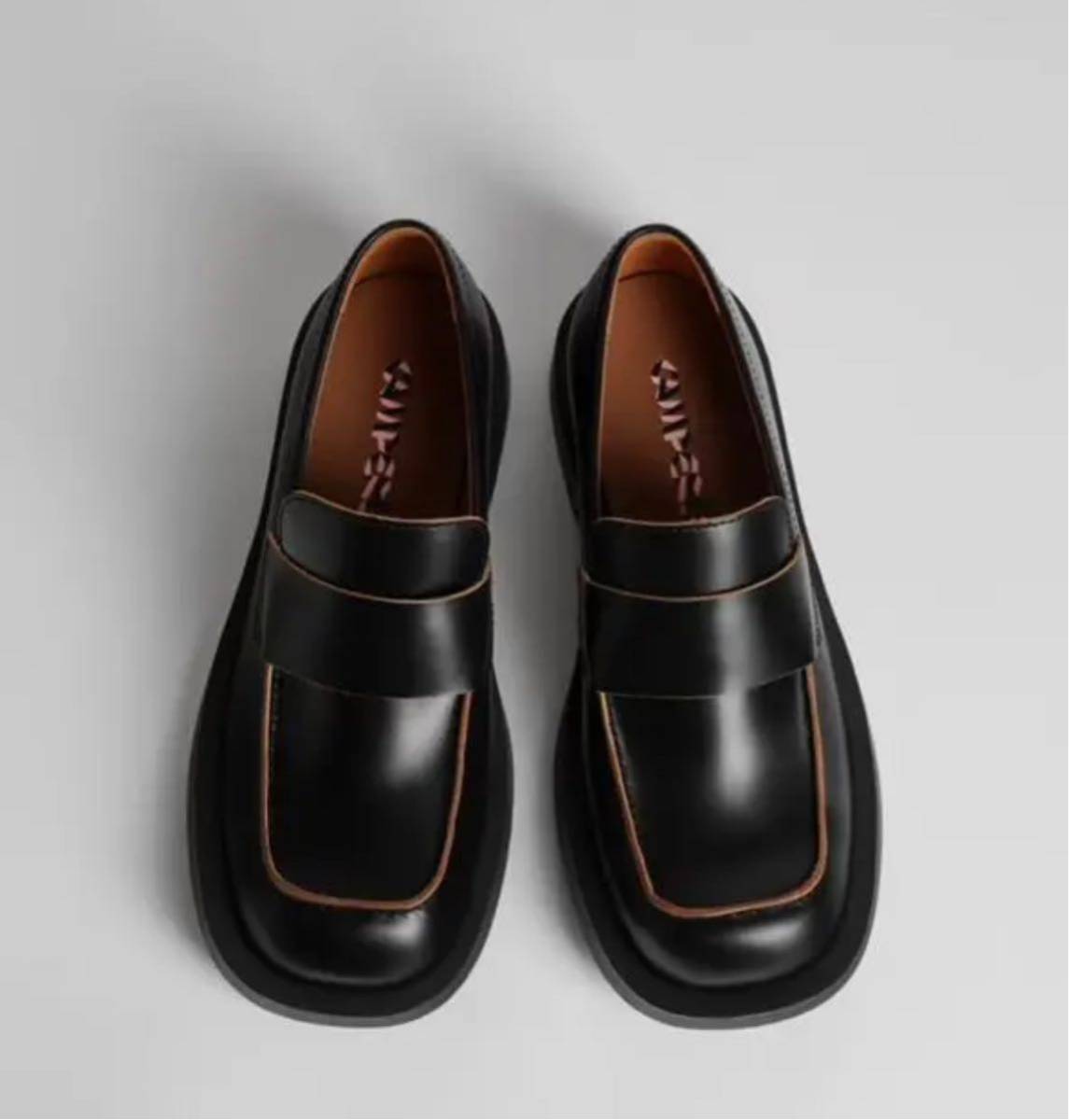 新品 CAMPER LAB カンペールラボ スクエアトゥ ローファー 1978 EU43