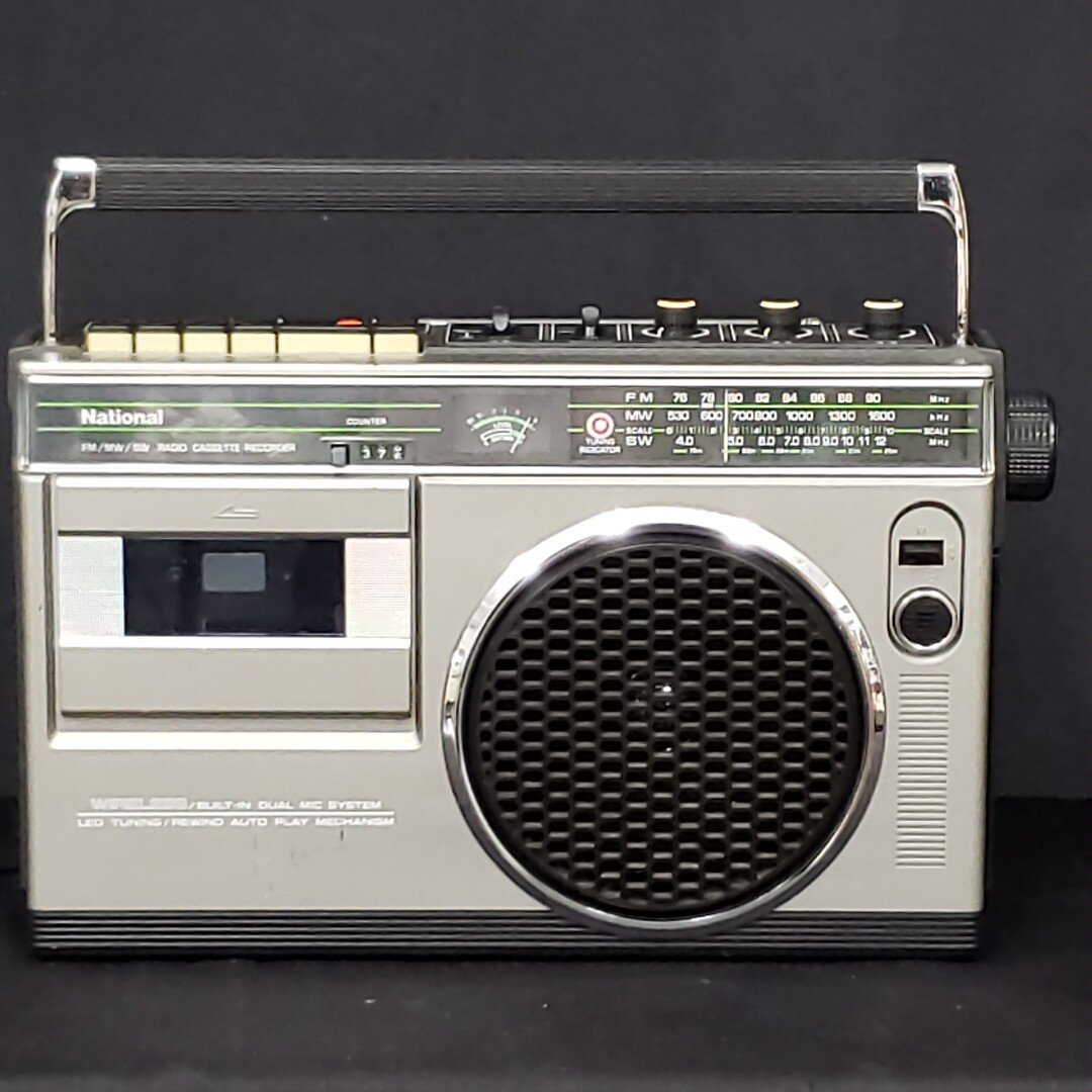 Yahoo!オークション - ラジオカセットレコーダー National RQ-557 ジャ