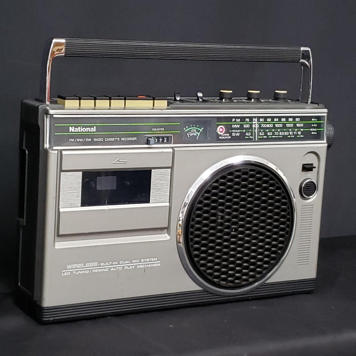 Yahoo!オークション - ラジオカセットレコーダー National RQ-557 ジャ