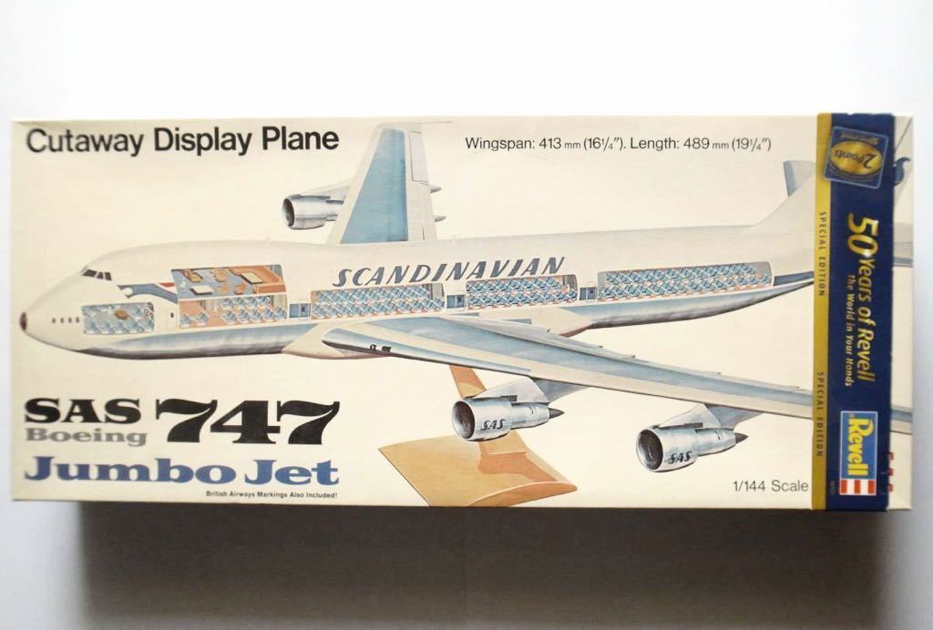 Yahoo!オークション - REVELL（レベル）1/144 SAS Boeing 747 Jumbo J