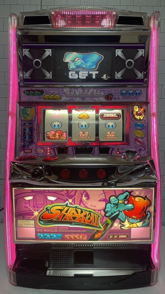 Yahoo!オークション - シェイク2 大都技研 パチスロ実機 家庭用電源 直