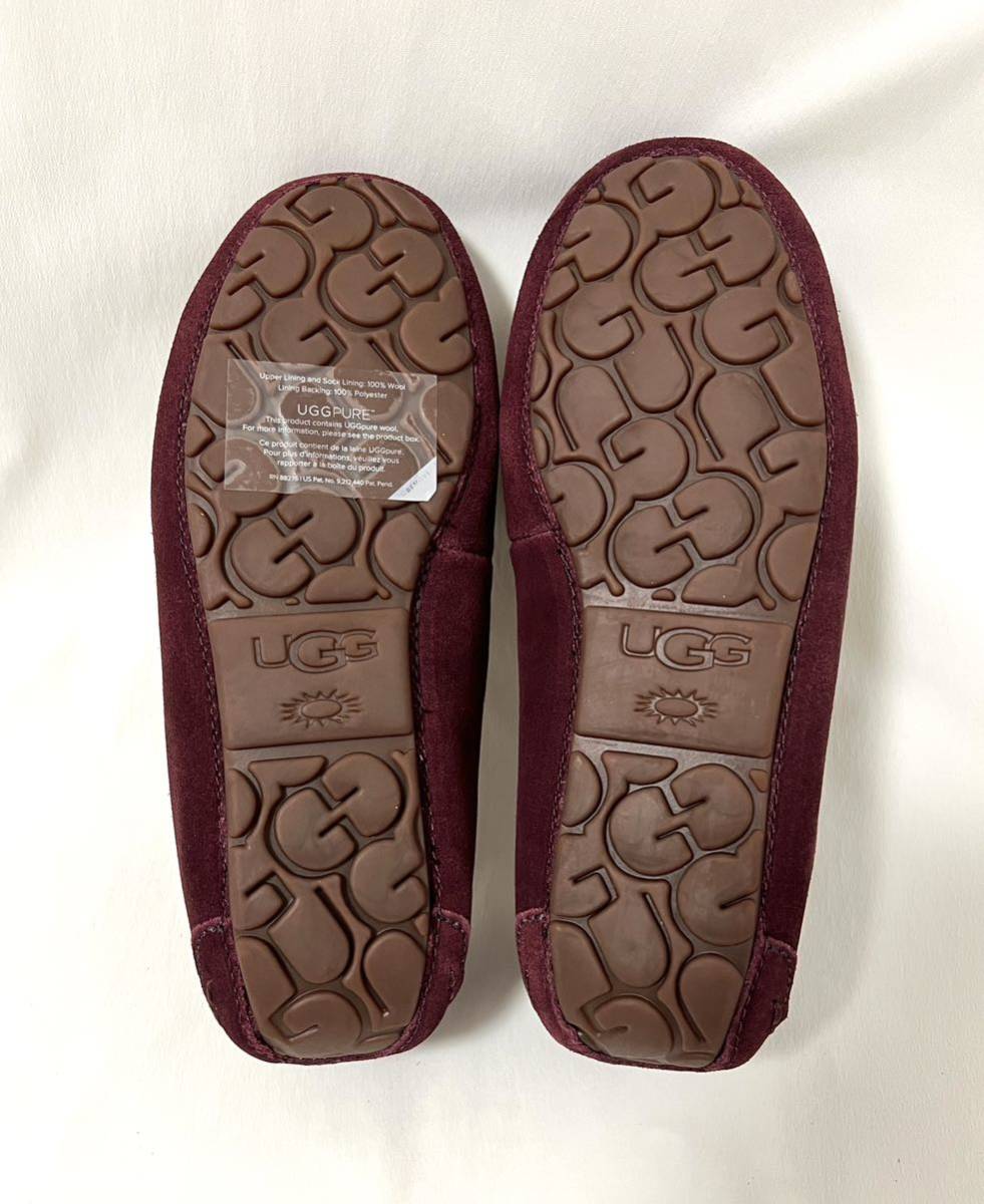 23 UGG アグ アンスレー ワイルドグレープ ANSLEY モカシン ファー