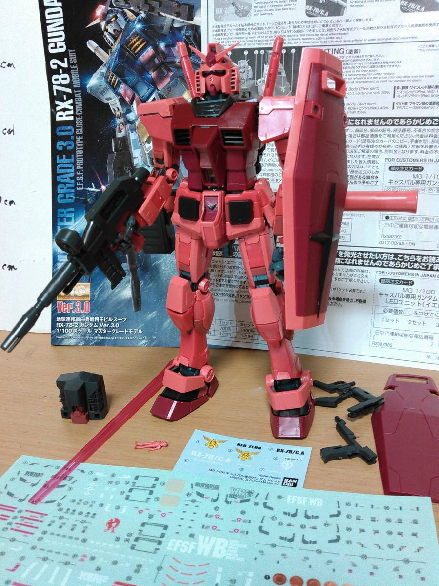 Yahoo!オークション - MG 1/100 RX-78-CA プレバン 限定 キャスバル専