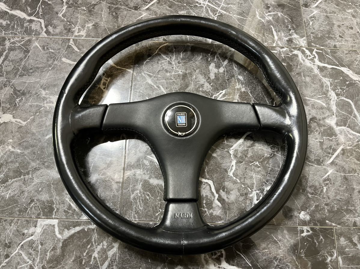 中古】NARDI ステアリング36パイFET刻印ありホーンボタン付き
