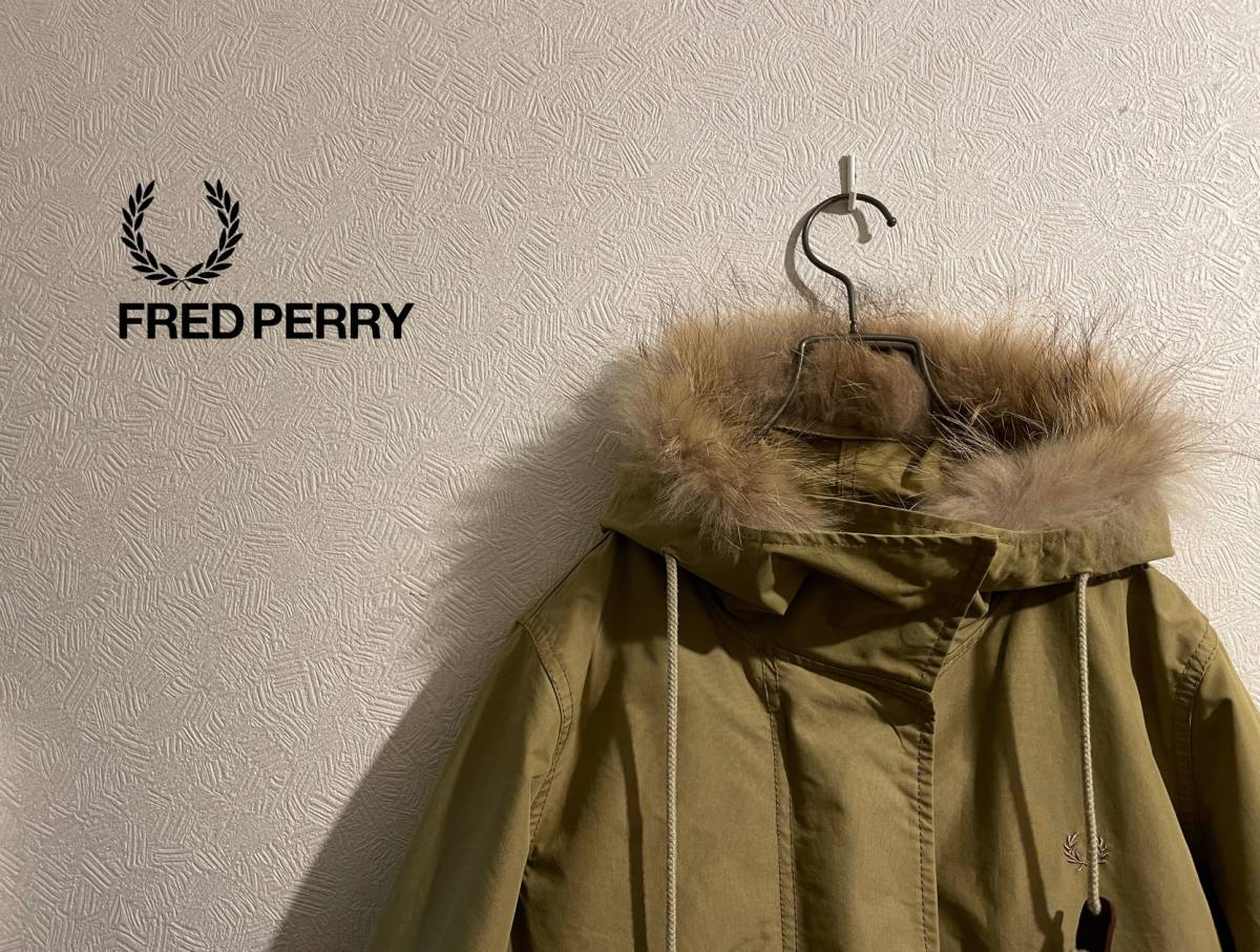 FRED PERRY モッズコート ユニオンジャック ライナー 2way カーキ FRED