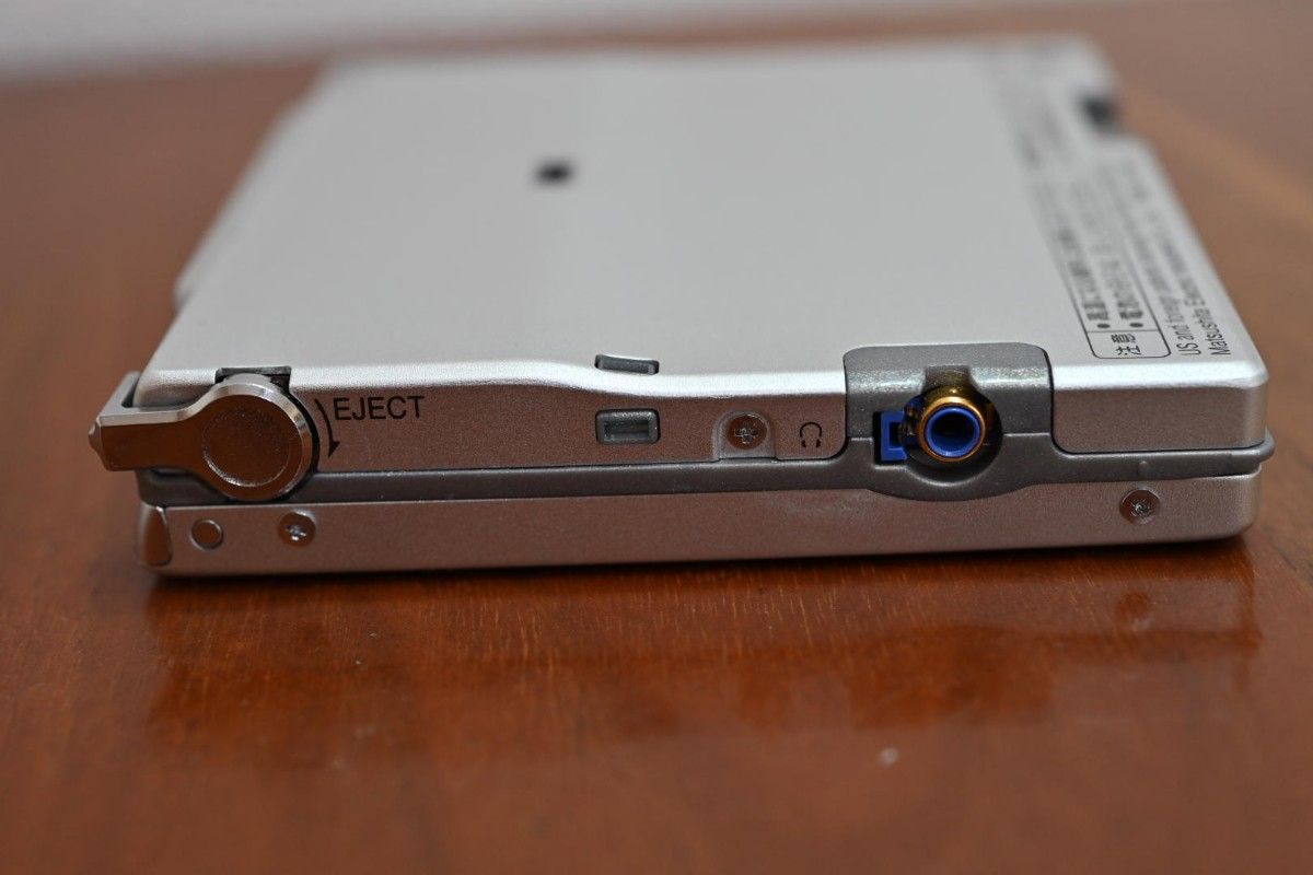 パナソニック Panasonic 中古 ポータブル MDプレーヤー SJ-MJ59 レッド