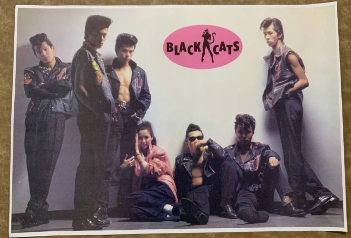 クリームソーダ ブラックキャッツ BLACK CATS ポスター クリームソーダ