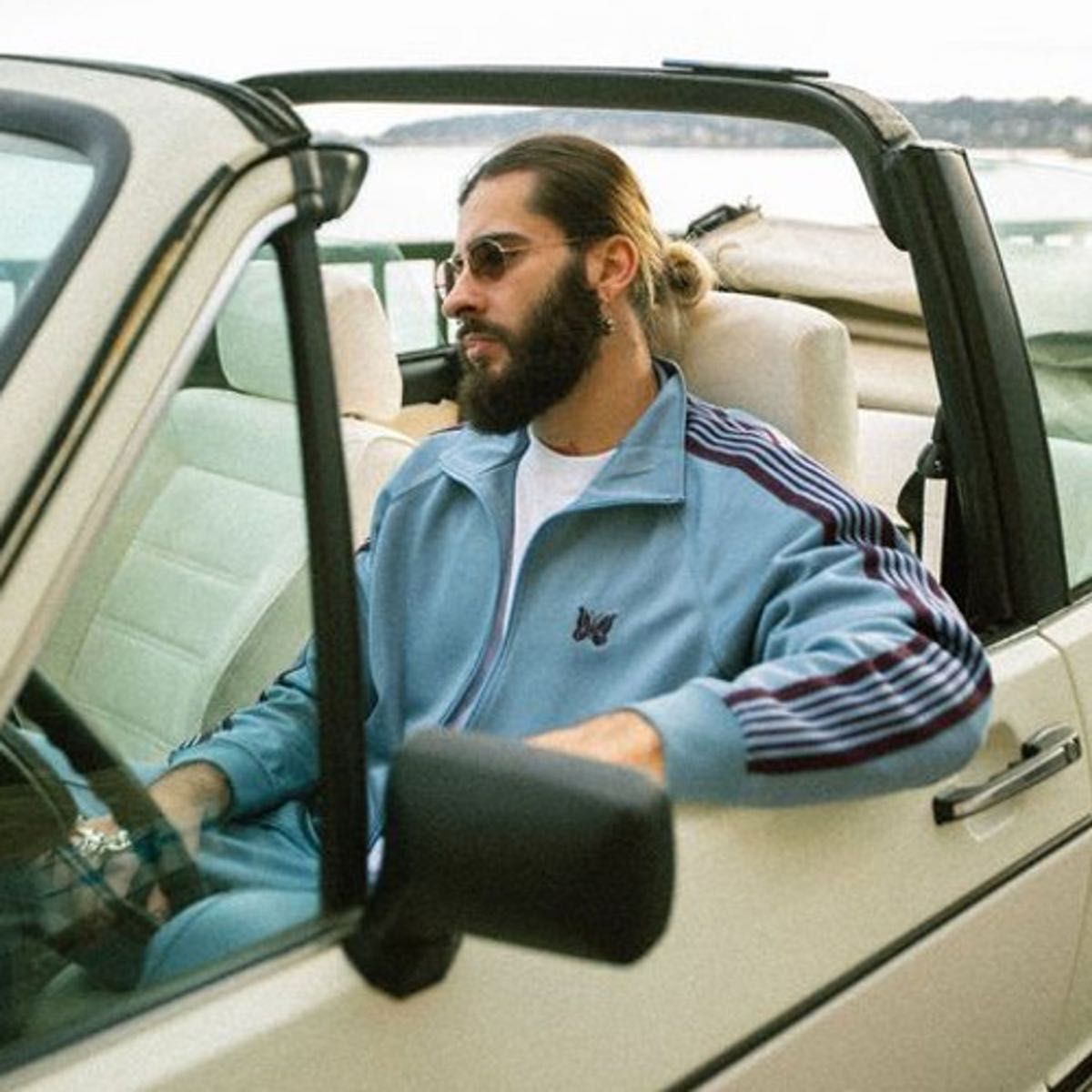 22SS Needles トラックジャケット S サックスブルー 美品 タグ付