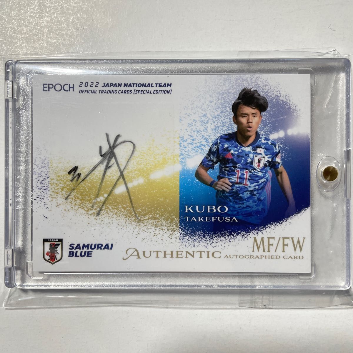 エポック2023サッカー日本代表 久保建英直筆サインカード 2023 EPOCH
