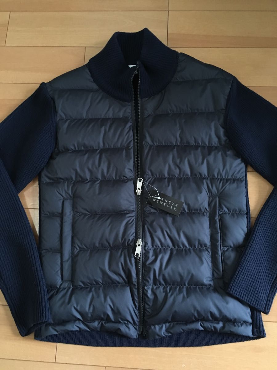 バーニーズニューヨーク ダウン×ニットコンビブルゾン 新品未使用