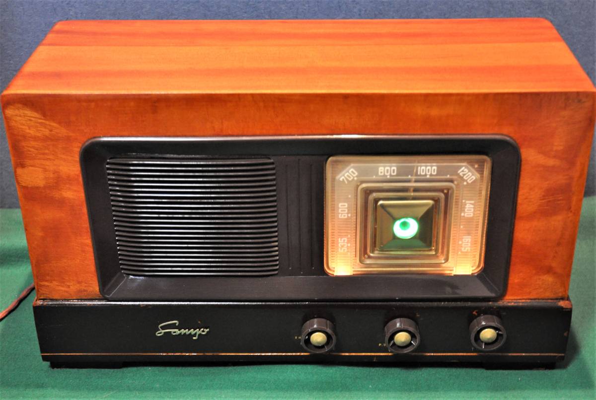 Yahoo!オークション - 真空管ラジオ「サンヨーSS-101型」ST管5球スー