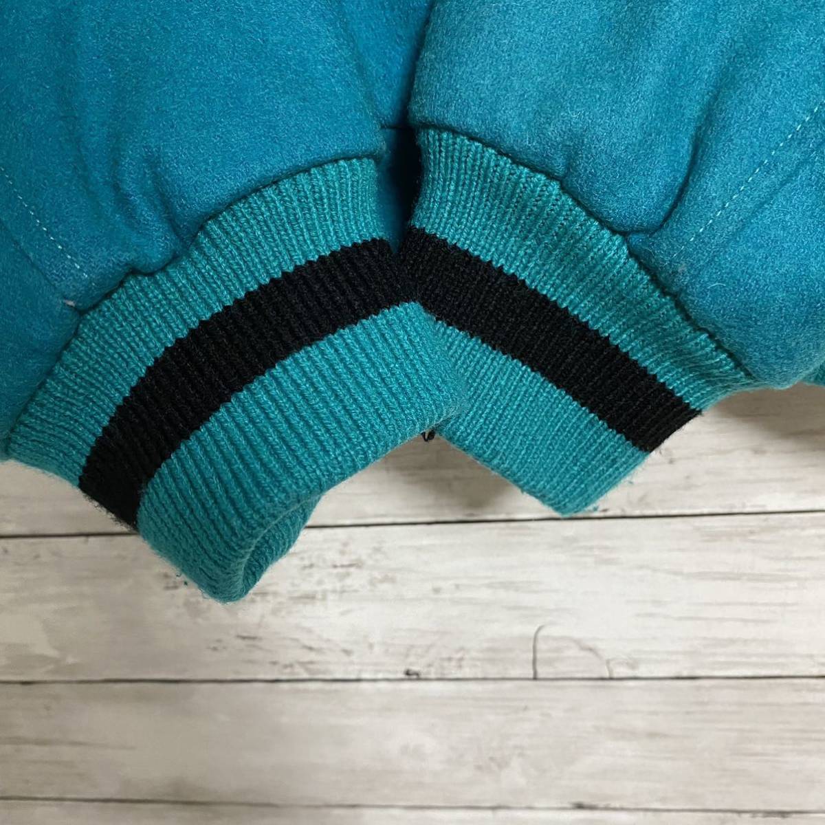 希少デザイン】OLDSTUSSY パイルSロゴ 希少XL コットンスタジャン