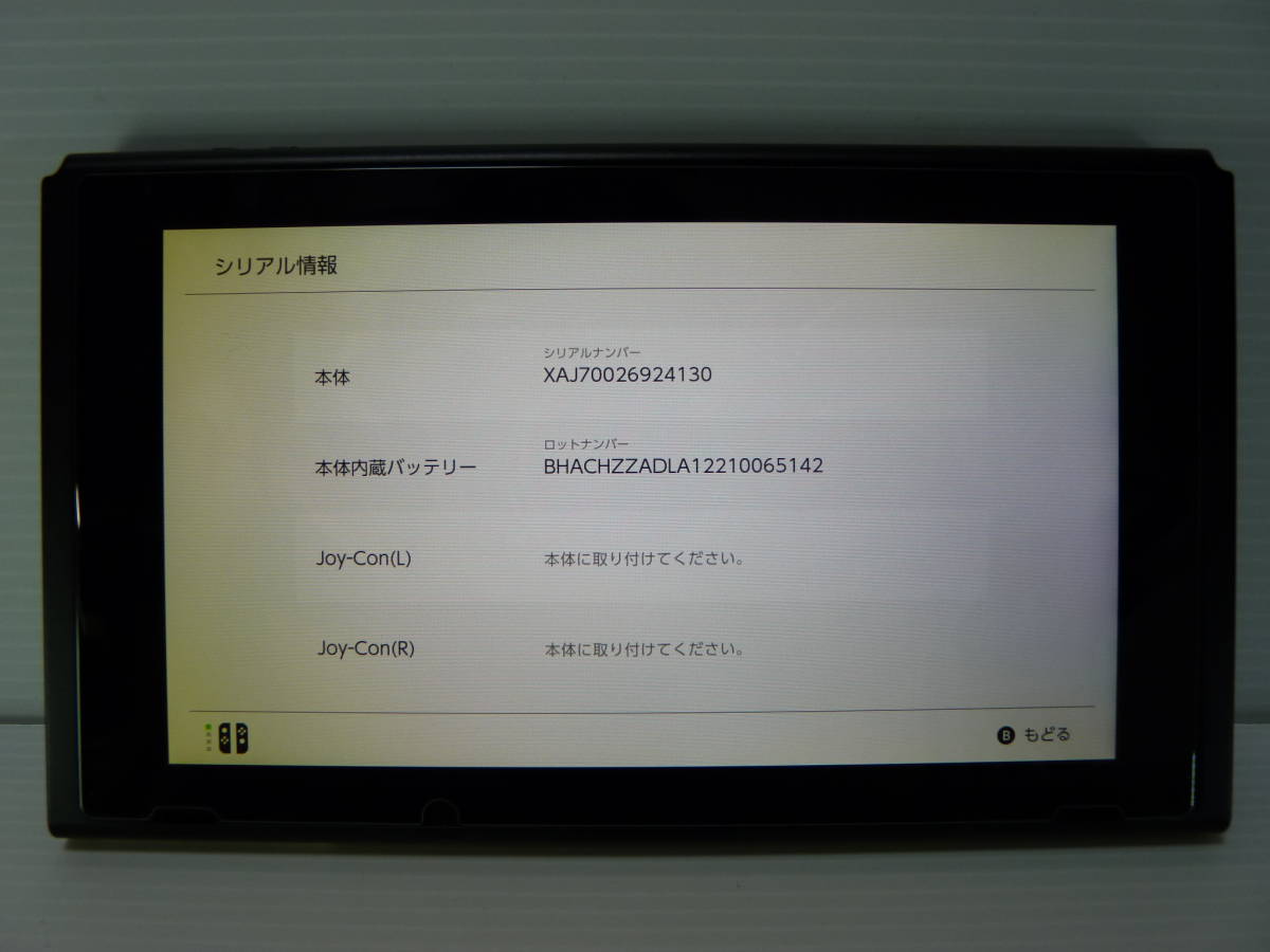 送料無料 ニンテンドースイッチ 未対策機 本体のみ Nintendo Switch