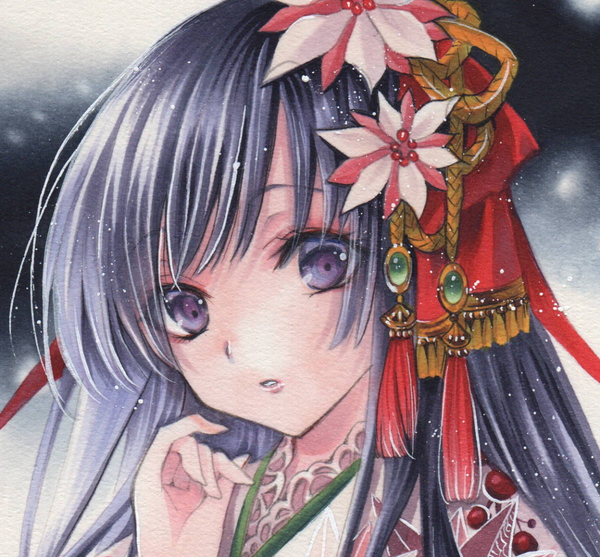 Yahoo!オークション - 同人手描きイラスト・オリジナル『着物でクリス