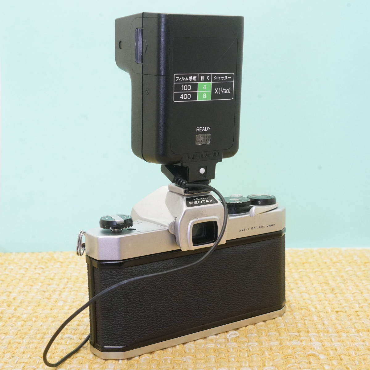 ジャンク品 ペンタックス SP ストロボ セット フィルムカメラ 一眼レフ