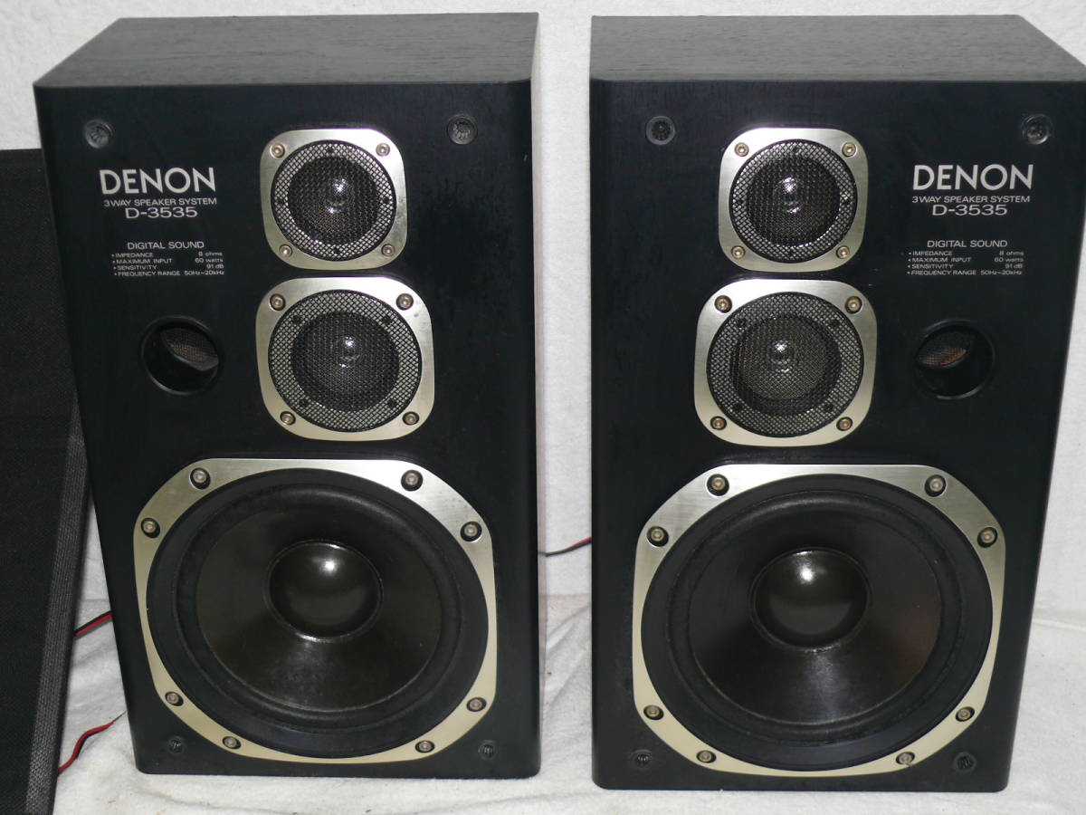 Yahoo!オークション - DENON デノン 3WAYスピーカーシステム D-3535 ペ