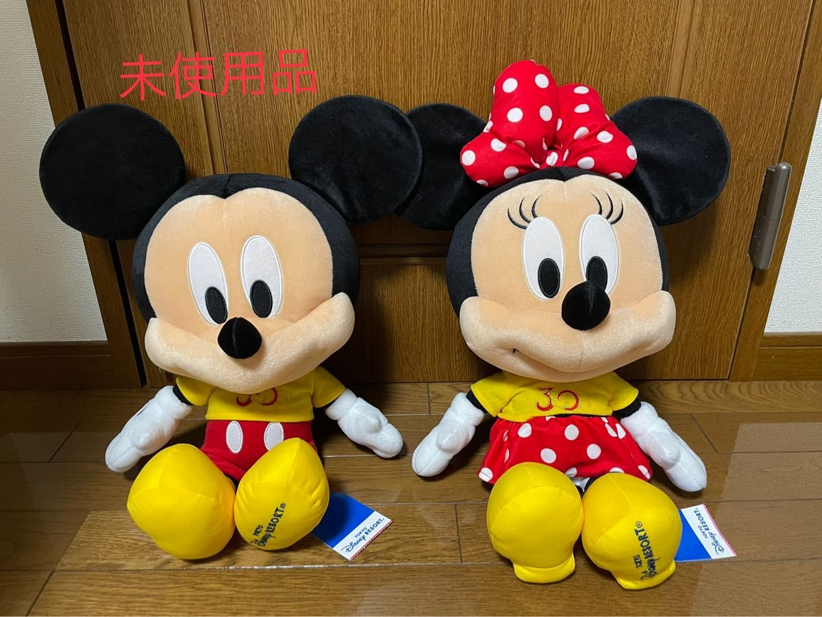 東京ディズニーリゾート30周年 ミッキー＆ミニーぬいぐるみ 未使用品