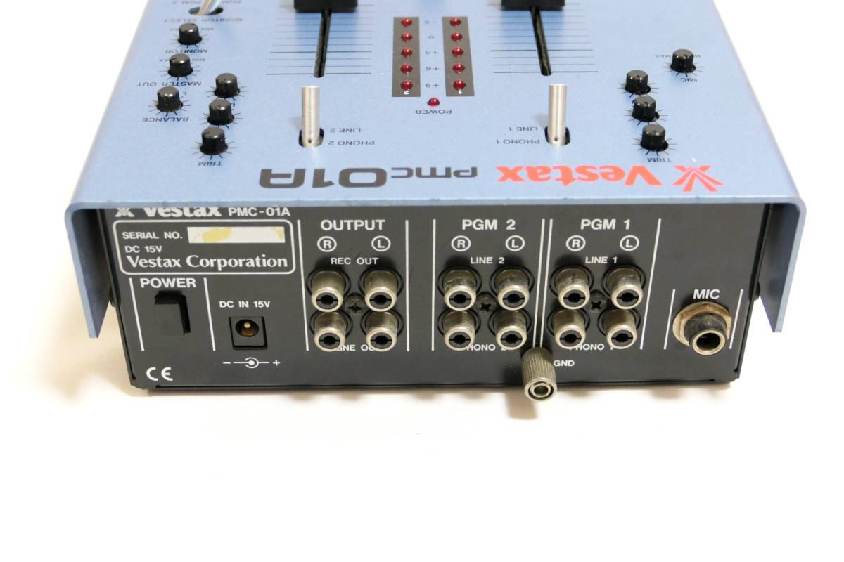 Vestax ベスタクス PMC01A DJ ビンテージミキサー ベスタクス DJ