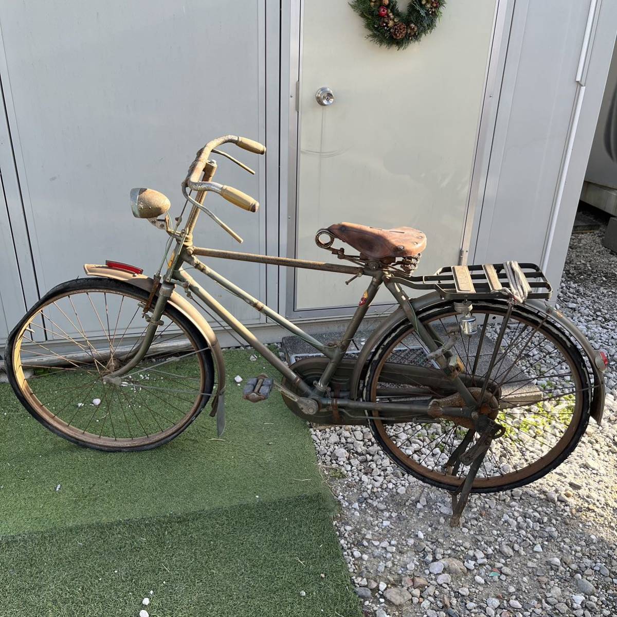 Yahoo!オークション - 引取限定 昭和レトロ 自転車 ビンテージ 中西自