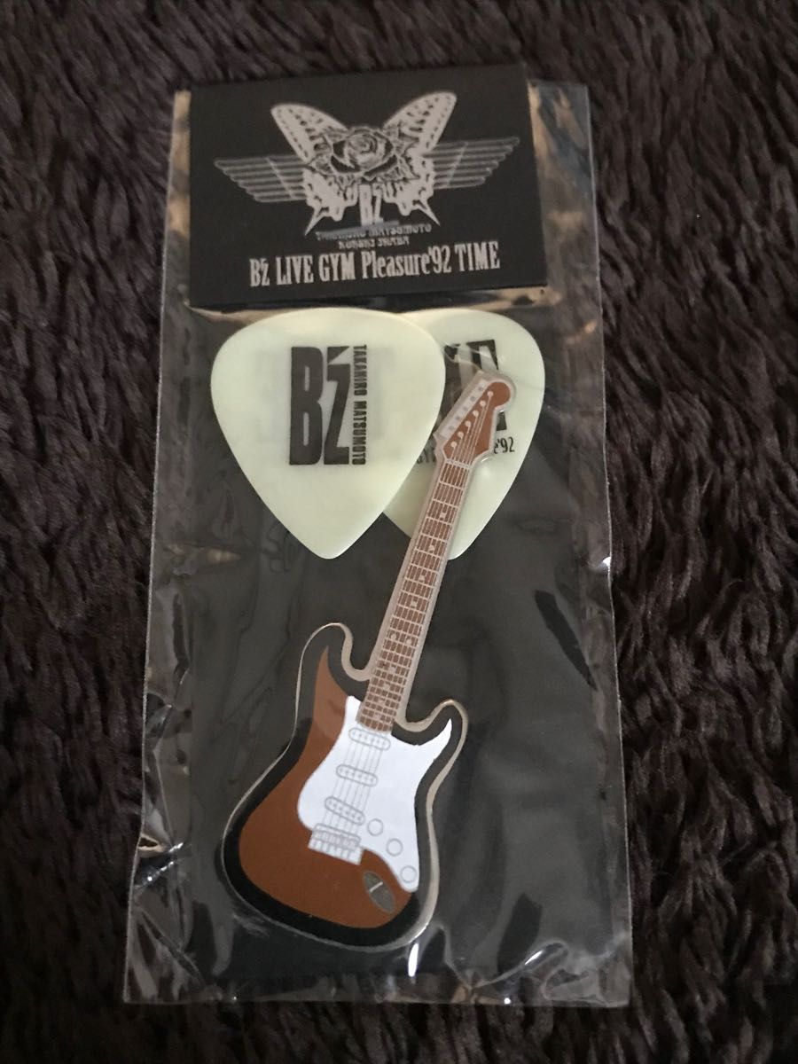 ギターピック ピンバッジ セット B'z Pleasure '91 公式グッズ 2025年