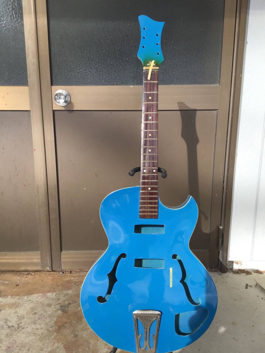 Yahoo!オークション - ノーブランド フルアコ薄胴ボディ 未完成品