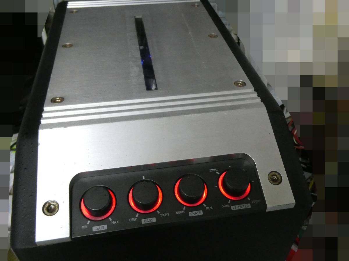 愛知 ALPINE アルパイン SWW-5000 配線 500W サブウーファー