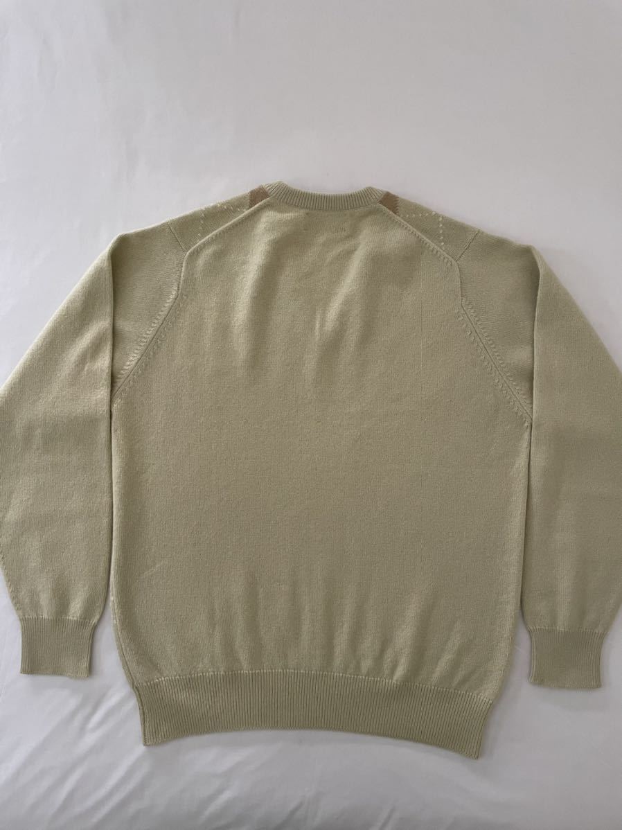 送料込 美品 バランタインカシミア 100%ピュアカシミア アーガイル
