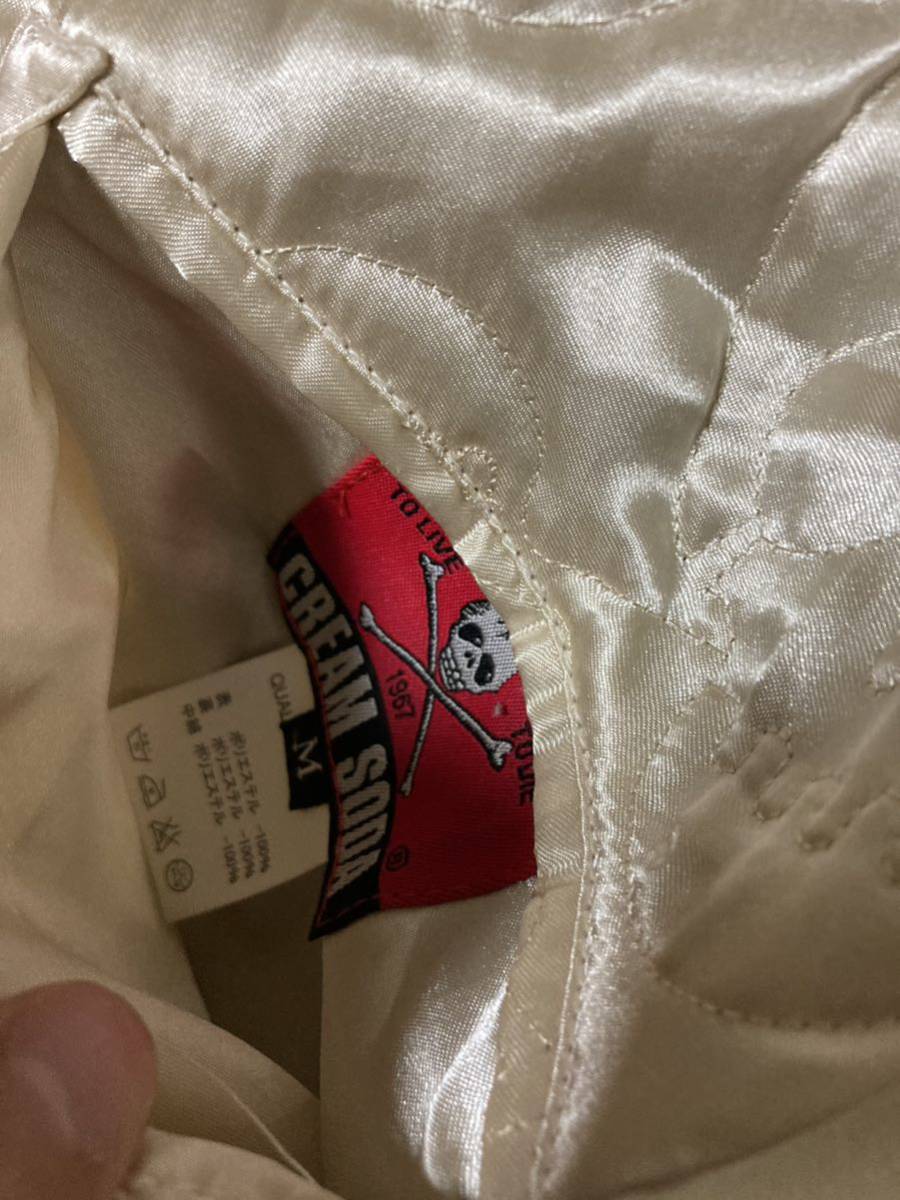 クリームソーダ 40th スカジャン M リバーシブル ピンクドラゴン 40