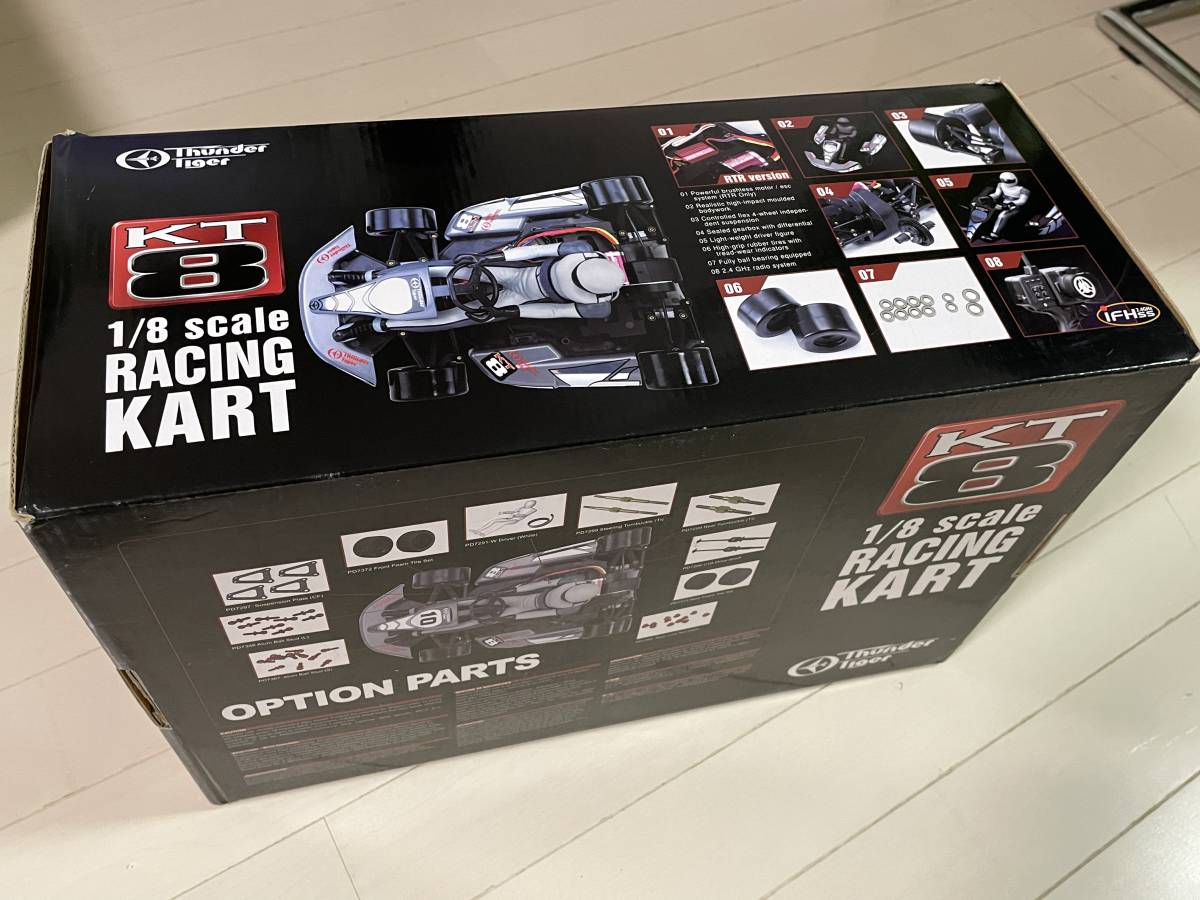 希少 サンダータイガーKT8 1/8サイズ レーシングカート 2 4Gプロポ