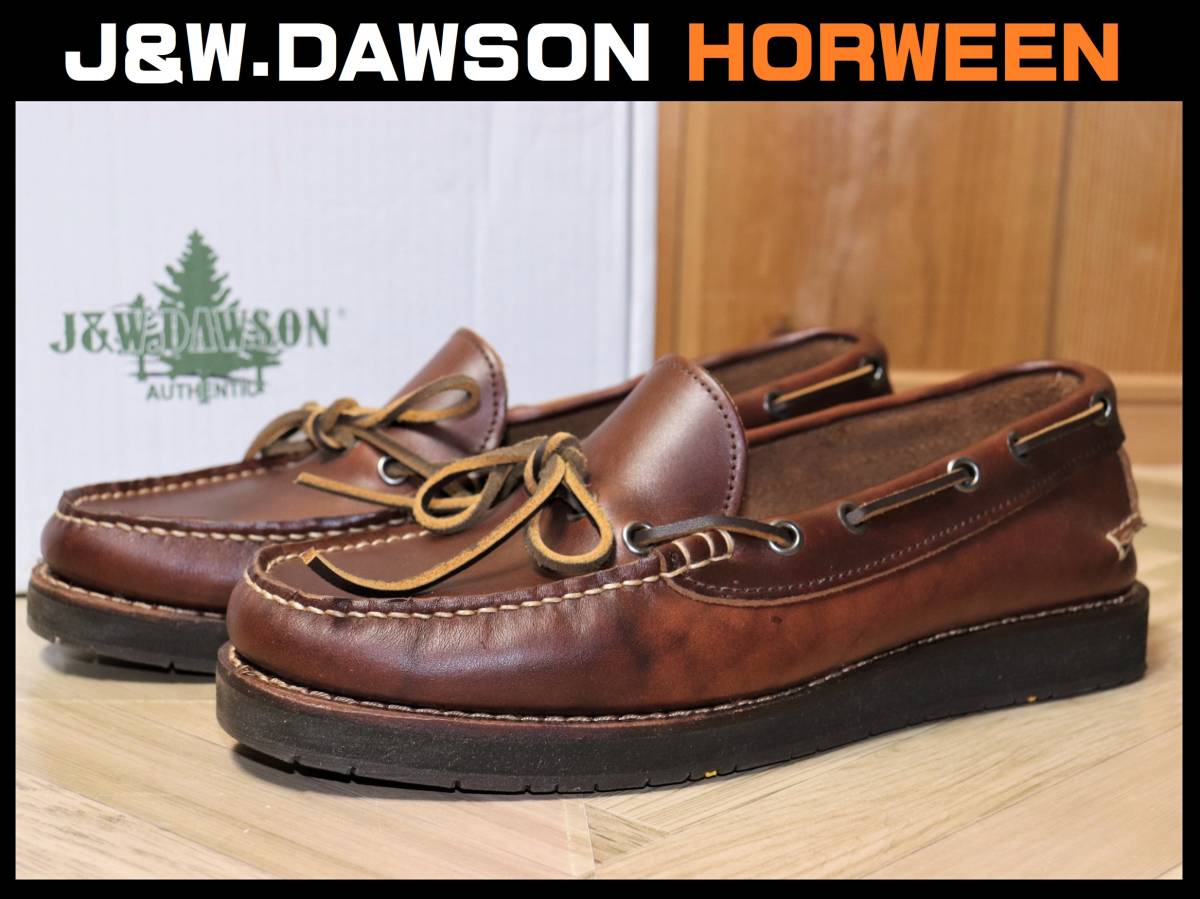 J&WDAWSON ホーウィン社製 クロムエクセルレザー モカシン Yahoo