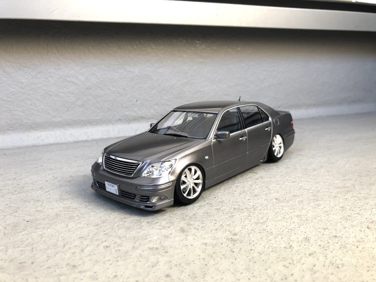 Yahoo!オークション - アオシマ製 トヨタ 30セルシオ後期 完成品 1/24