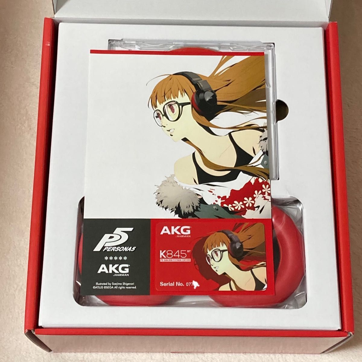 佐倉双葉 ワイヤレスヘッドホン AKG K845BT P5 SAKURA FUTABA EDITION