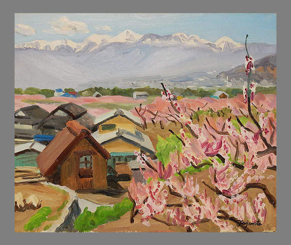 藤本東一郎 油彩画 藤本東一郎 油彩画 Yahoo!オークション - 藤本東一