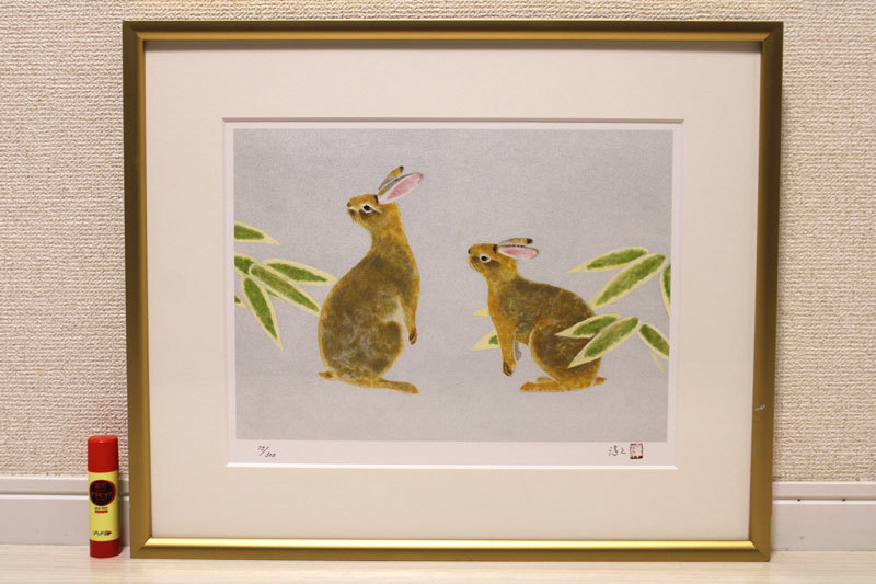 Yahoo!オークション - 【真作保証】上村淳之「卯」リトグラフ ED75/30