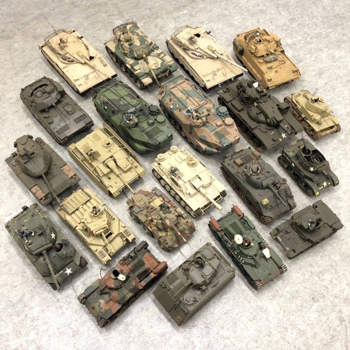 Yahoo!オークション - 戦車 プラモデル 完成品 21点 まとめて セット