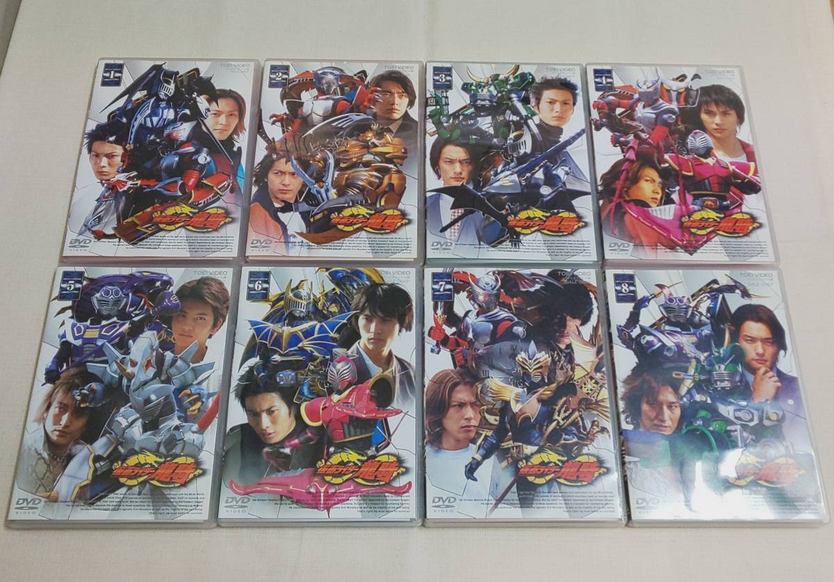 Yahoo!オークション - 17-5 仮面ライダー龍騎 DVD 1巻～8巻 8本セット