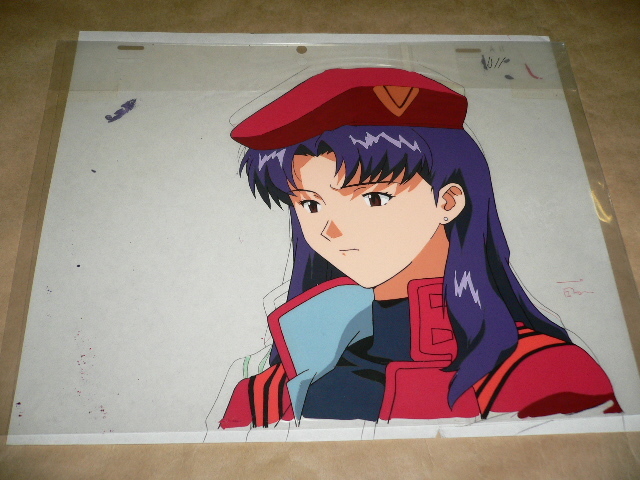 Yahoo!オークション - 新世紀エヴァンゲリオン 葛城ミサト セル画