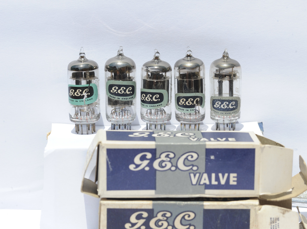 ECC81 GEC A2900 17mm Smooth plate CV6091 KB/Z high grade ECC81