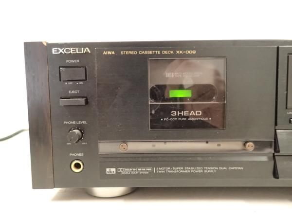 EXCELIA XK-005 カセットデッキ アイワ エクセリア リモコン付き