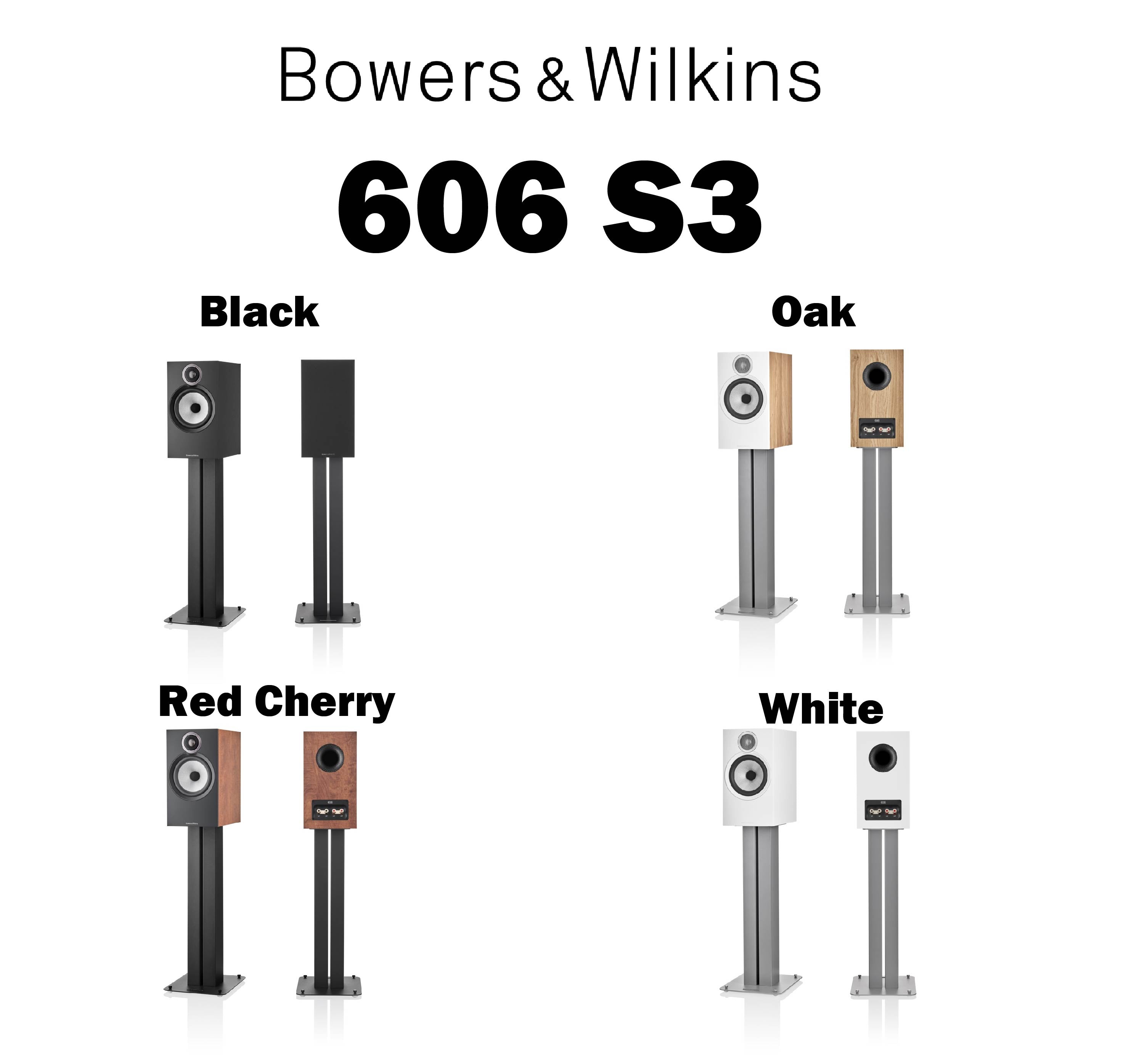 Bowers & Wilkins 606 S3 （ペア） ブックシェルフスピーカー – CORE