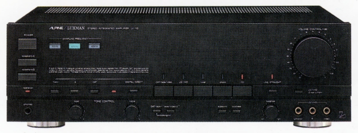 ALPINE/LUXMAN LV-113 Specifications Alpine / Luxman