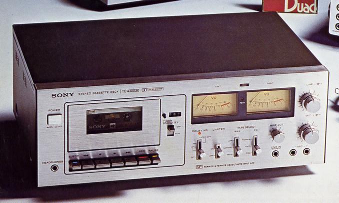 SONY TC-4300SD Specifications SONY