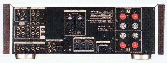 Specifications of SANSUI AU - α 607 MOS Limited