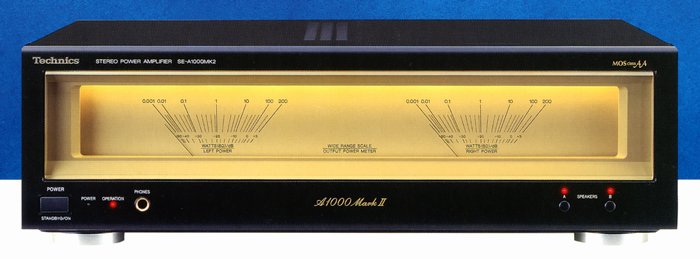 Technics SE-A1000MK2 Specifications Technics