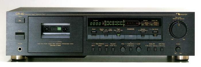 Nakamichi CR-40の仕様 ナカミチ
