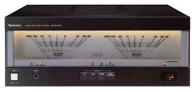 Technics/Panasonic SE-A5MK2の仕様 テクニクス/パナソニック