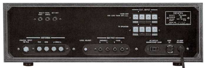 DENON FMチューナー TU-500 通電のみ 現状品 Yahoo!オークション