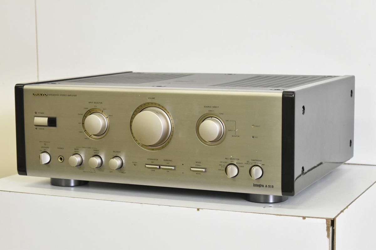 整備済 ONKYOオンキョー アンプ Integra A-924 リモコン取説付 整備済