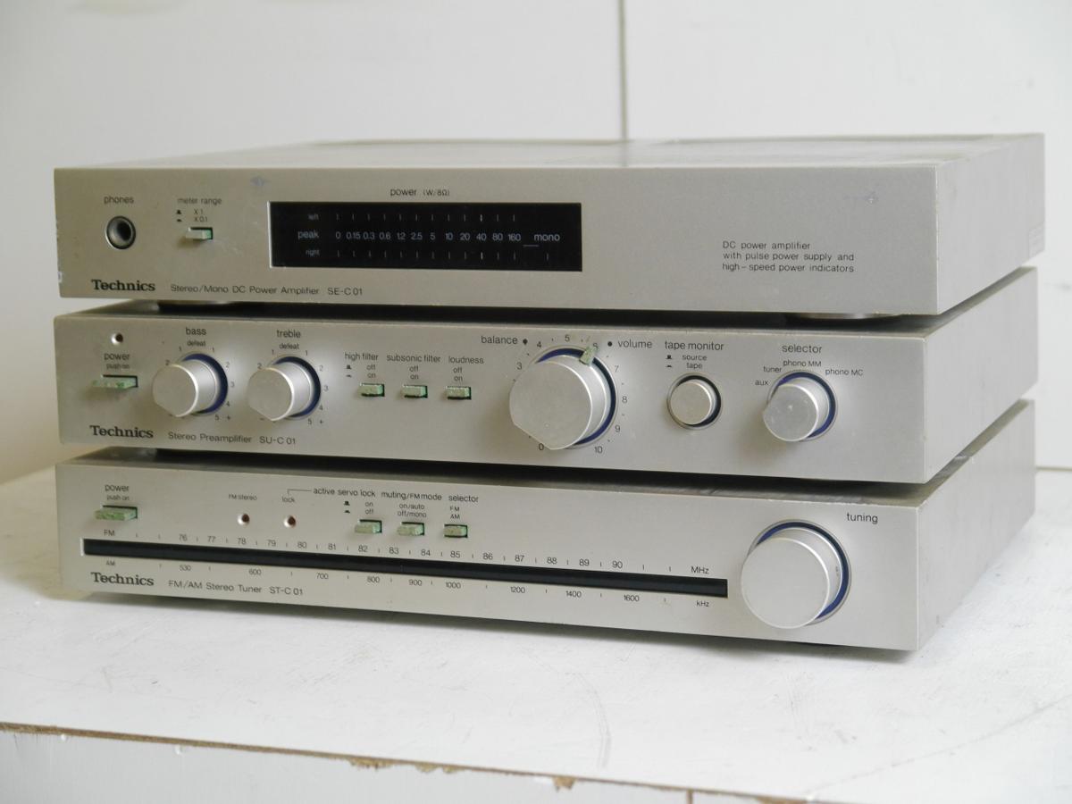 □Technics SU-C01 プリアンプ オーバーホール済 正常動作品